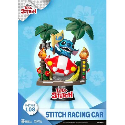 Beast Kingdom Toys Figure Lilo & Stitch Disney Stitch :-racing Car Diorama Multicolor One Size unisex - Publicité Beast Kingdom Toys Figure Lilo & Stitch Disney Stitch :-racing Car Diorama Multicolor One Size unisex - Publicité