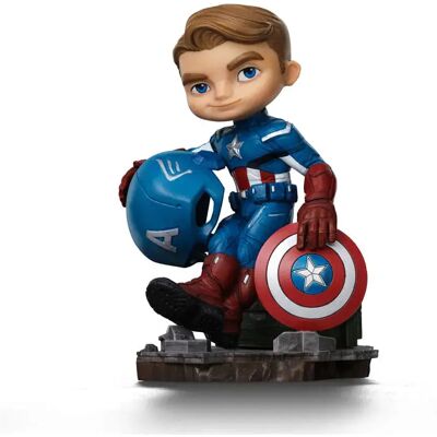 Iron Studios Avengers Infinity Saga Mini Co Mini Figurine Captain America 14 Cm Multicolor One Size - Publicité Iron Studios Avengers Infinity Saga Mini Co Mini Figurine Captain America 14 Cm Multicolor One Size - Publicité