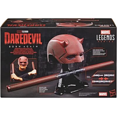 Hasbro Masque Et Billy Club Premium Pour Jeu De Rôle Born Again Daredevil Red One Size unisex - Publicité Hasbro Masque Et Billy Club Premium Pour Jeu De Rôle Born Again Daredevil Red One Size unisex - Publicité