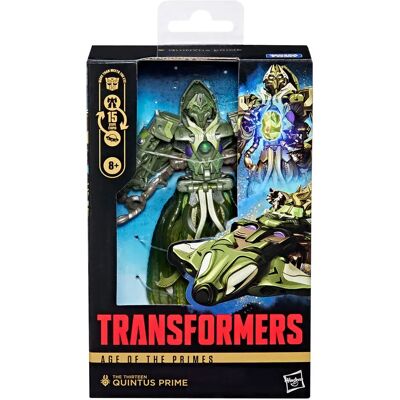 Hasbro Figure Quintus Prime The Thirteen Age Of The Primes Transformers 14 Cm Green / Grey One Size - Publicité Hasbro Figure Quintus Prime The Thirteen Age Of The Primes Transformers 14 Cm Green / Grey One Size - Publicité