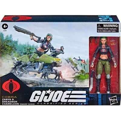 Hasbro Figure Zanya And Dreadnok Chameleon Classified Series Cobra G.i Joe 15 Cm Multicolor One Size - Publicité Hasbro Figure Zanya And Dreadnok Chameleon Classified Series Cobra G.i Joe 15 Cm Multicolor One Size - Publicité