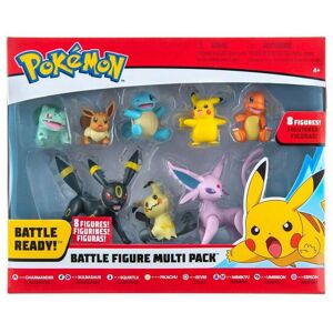 Boti Figures Pack Pokémon Battle 8 Units Multicolore