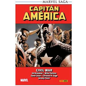Panini Bande Dessinée Marvel Saga Tpb Capitan America 04 Civil War Multicolor One Size unisex - Publicité Panini Bande Dessinée Marvel Saga Tpb Capitan America 04 Civil War Multicolor One Size unisex - Publicité