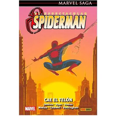 Panini Bande Dessinée Marvel Saga El Espectacular Spiderman 4. Cae El Telón Español Multicolor One Size unisex - Publicité Panini Bande Dessinée Marvel Saga El Espectacular Spiderman 4. Cae El Telón Español Multicolor One Size unisex - Publicité