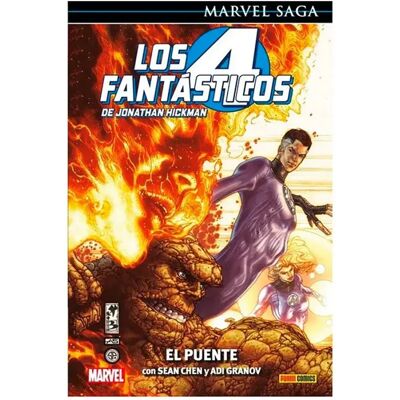 Panini Bande Dessinée Marvel Saga Los Cuatro Fantásticos 1. El Puente Español Multicolor One Size unisex - Publicité Panini Bande Dessinée Marvel Saga Los Cuatro Fantásticos 1. El Puente Español Multicolor One Size unisex - Publicité