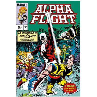 Panini Bande Dessinée Biblioteca Alpha Flight 03. 1984-85: Alpha Flight 13-19 Usa Multicolour One Size unisex - Publicité Panini Bande Dessinée Biblioteca Alpha Flight 03. 1984-85: Alpha Flight 13-19 Usa Multicolour One Size unisex - Publicité