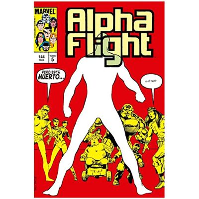 Panini Bande Dessinée Biblioteca Alpha Flight 05. 1985: Alpha Flight 25-29. Secret Wars Ii 4 Usa Multicolour One Size unisex - Publicité Panini Bande Dessinée Biblioteca Alpha Flight 05. 1985: Alpha Flight 25-29. Secret Wars Ii 4 Usa Multicolour One Size unisex - Publicité
