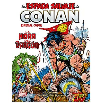 Panini Bibliothèque Conan. Conan Le Barbare-spécial Couleur. L´heure Du Dragon (bande Dessinée) Multicolour One Size unisex - Publicité Panini Bibliothèque Conan. Conan Le Barbare-spécial Couleur. L´heure Du Dragon (bande Dessinée) Multicolour One Size unisex - Publicité