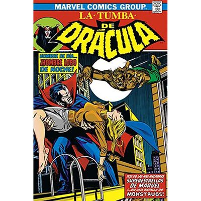Panini Bande Dessinée Biblioteca Dracula. La Tumba De Dracula 03 ¡contra El Hombre Lobo! Multicolour One Size unisex - Publicité Panini Bande Dessinée Biblioteca Dracula. La Tumba De Dracula 03 ¡contra El Hombre Lobo! Multicolour One Size unisex - Publicité