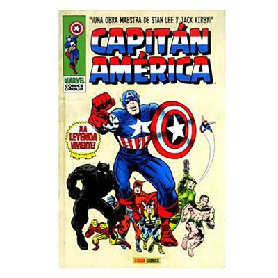 Panini Bande Dessinée Capitan America 01. La Leyenda Viviente (marvel Gold) Multicolour One Size unisex - Publicité Panini Bande Dessinée Capitan America 01. La Leyenda Viviente (marvel Gold) Multicolour One Size unisex - Publicité