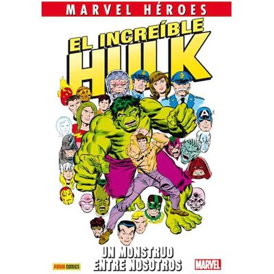 Panini Bande Dessinée Cmh 63: El Increible Hulk. Un Monstruo Entre Nosotros Multicolour One Size unisex - Publicité Panini Bande Dessinée Cmh 63: El Increible Hulk. Un Monstruo Entre Nosotros Multicolour One Size unisex - Publicité