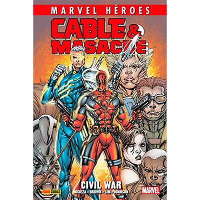 Panini Bande Dessinée Cmh 97: Cable & Masacre 02. Civil War Multicolour One Size unisex - Publicité Panini Bande Dessinée Cmh 97: Cable & Masacre 02. Civil War Multicolour One Size unisex - Publicité
