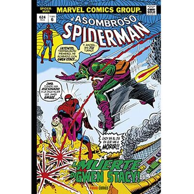 Panini Bande Dessinée El Asombroso Spiderman 06. La Muerte De Gwen Stacy (marvel Gold) Multicolour One Size unisex - Publicité Panini Bande Dessinée El Asombroso Spiderman 06. La Muerte De Gwen Stacy (marvel Gold) Multicolour One Size unisex - Publicité