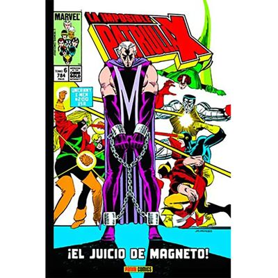 Panini Bande Dessinée La Imposible Patrulla-x 06. ¡el Juicio De Magneto! (marvel Gold) Multicolour One Size unisex - Publicité Panini Bande Dessinée La Imposible Patrulla-x 06. ¡el Juicio De Magneto! (marvel Gold) Multicolour One Size unisex - Publicité