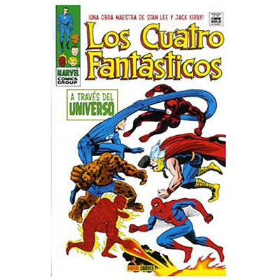 Panini Bande Dessinée Los 4 Fantasticos 04: A Traves Del Universo (marvel Gold) Multicolour One Size unisex - Publicité Panini Bande Dessinée Los 4 Fantasticos 04: A Traves Del Universo (marvel Gold) Multicolour One Size unisex - Publicité