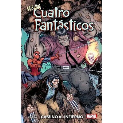 Panini Bande Dessinée Los Nuevos Cuatro Fantasticos Multicolour One Size unisex - Publicité Panini Bande Dessinée Los Nuevos Cuatro Fantasticos Multicolour One Size unisex - Publicité