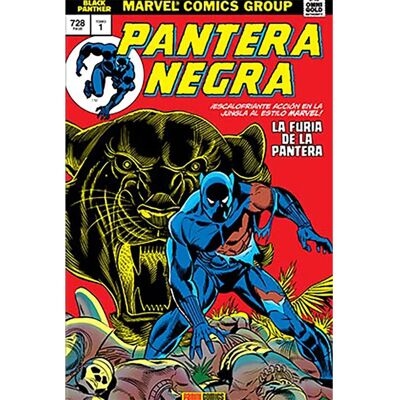 Panini Bande Dessinée Pantera Negra 01. La Furia De La Pantera (marvel Gold) Multicolour One Size unisex - Publicité Panini Bande Dessinée Pantera Negra 01. La Furia De La Pantera (marvel Gold) Multicolour One Size unisex - Publicité