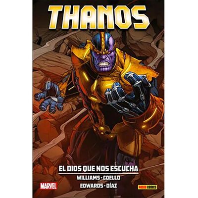 Panini Bande Dessinée Thanos: El Dios Que Nos Escucha Multicolour One Size unisex - Publicité Panini Bande Dessinée Thanos: El Dios Que Nos Escucha Multicolour One Size unisex - Publicité