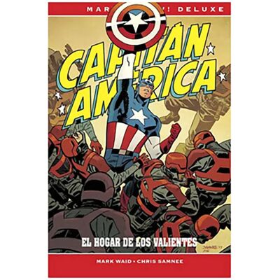 Panini Bande Dessinée Capitán América De Mark Waid Y Chris Samnee. El Hogar De Los Valientes (marvel Now! Deluxe ) Multicolour One Size unisex - Publicité Panini Bande Dessinée Capitán América De Mark Waid Y Chris Samnee. El Hogar De Los Valientes (marvel Now! Deluxe ) Multicolour One Size unisex - Publicité