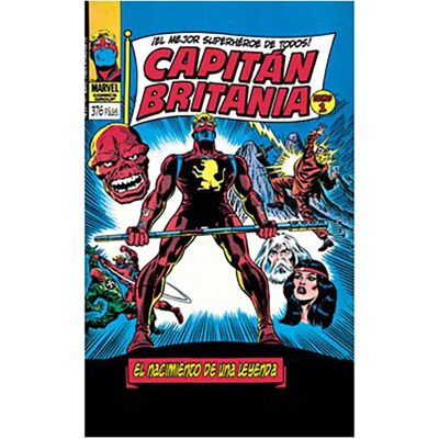 Panini Bande Dessinée Capitan Britania. El Nacimiento De Una Leyenda (marvel Limited Edition) Multicolour One Size unisex - Publicité Panini Bande Dessinée Capitan Britania. El Nacimiento De Una Leyenda (marvel Limited Edition) Multicolour One Size unisex - Publicité