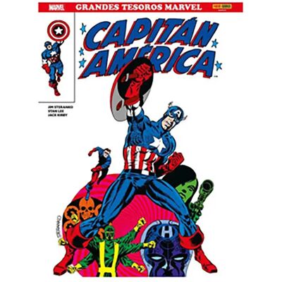 Panini Bande Dessinée Grandes Tesoros Marvel. Capitan America De Jim Steranko Multicolour One Size unisex - Publicité Panini Bande Dessinée Grandes Tesoros Marvel. Capitan America De Jim Steranko Multicolour One Size unisex - Publicité