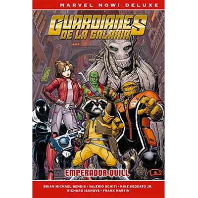 Panini Bande Dessinée Guardianes De La Galaxia De Brian M. Bendis 04: Emperador Quill (marvel Now! Deluxe) Multicolour One Size unisex - Publicité Panini Bande Dessinée Guardianes De La Galaxia De Brian M. Bendis 04: Emperador Quill (marvel Now! Deluxe) Multicolour One Size unisex - Publicité