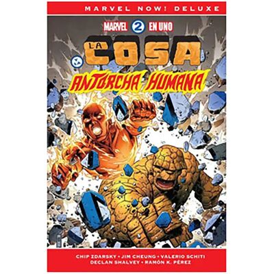 Panini Bande Dessinée Marvel 2 En Uno (marvel Now! Deluxe) La Cosa Y La Antorcha Humana Multicolour One Size unisex - Publicité Panini Bande Dessinée Marvel 2 En Uno (marvel Now! Deluxe) La Cosa Y La Antorcha Humana Multicolour One Size unisex - Publicité