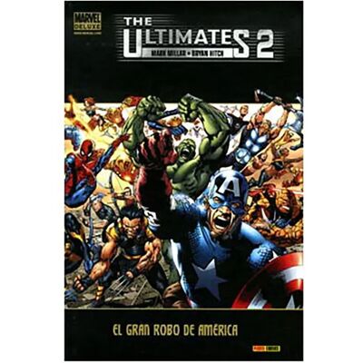 Panini Bande Dessinée The Ultimates 02. El Gran Robo De America (marvel Deluxe) Multicolour One Size unisex - Publicité Panini Bande Dessinée The Ultimates 02. El Gran Robo De America (marvel Deluxe) Multicolour One Size unisex - Publicité