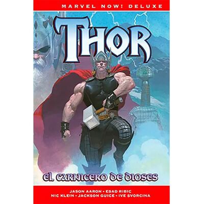 Panini Bande Dessinée Thor De Jason Aaron 1. El Carnicero De Dioses (marvel Now! Deluxe) Multicolour One Size unisex - Publicité Panini Bande Dessinée Thor De Jason Aaron 1. El Carnicero De Dioses (marvel Now! Deluxe) Multicolour One Size unisex - Publicité