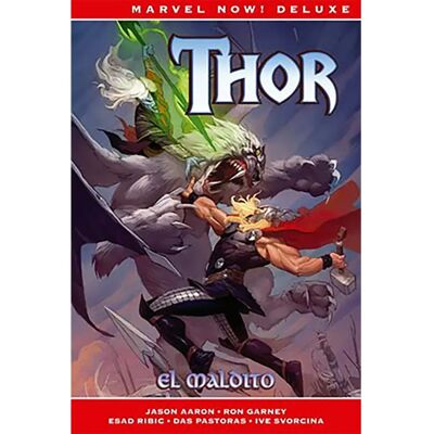 Panini Bande Dessinée Thor De Jason Aaron 2. El Maldito (marvel Now! Deluxe) Multicolour One Size unisex - Publicité Panini Bande Dessinée Thor De Jason Aaron 2. El Maldito (marvel Now! Deluxe) Multicolour One Size unisex - Publicité