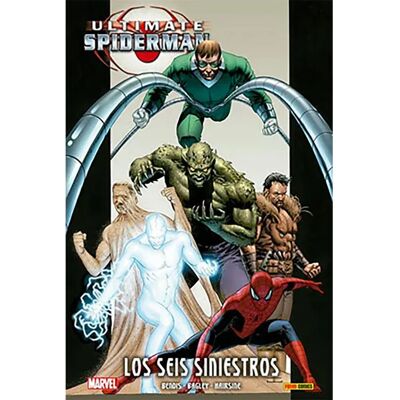 Panini Bande Dessinée Ultimate Spiderman Integral 05. Los Seis Siniestros Multicolour One Size unisex - Publicité Panini Bande Dessinée Ultimate Spiderman Integral 05. Los Seis Siniestros Multicolour One Size unisex - Publicité
