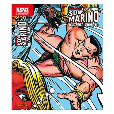 Panini Bande Dessinée Namor 04. Olas De Cambio (marvel Limited Edition) Spanish Multicolor One Size unisex - Publicité Panini Bande Dessinée Namor 04. Olas De Cambio (marvel Limited Edition) Spanish Multicolor One Size unisex - Publicité