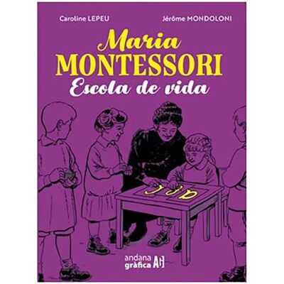 Dirac Dist Bande Dessinée Maria Montessori Escola De Vida Spanish Multicolor One Size unisex - Publicité Dirac Dist Bande Dessinée Maria Montessori Escola De Vida Spanish Multicolor One Size unisex - Publicité