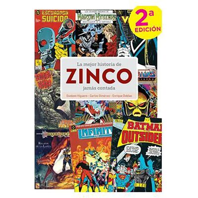 Diabolo Ediciones Bande Dessinée La Mejor Historia De Zinco Jamas Contada Espagnol Multicolor One Size unisex - Publicité Diabolo Ediciones Bande Dessinée La Mejor Historia De Zinco Jamas Contada Espagnol Multicolor One Size unisex - Publicité