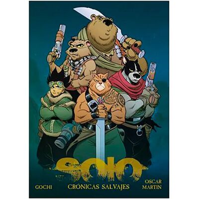 Dirac Dist Bande Dessinée Solo Cronicas Salvajes Multicolor One Size unisex - Publicité Dirac Dist Bande Dessinée Solo Cronicas Salvajes Multicolor One Size unisex - Publicité