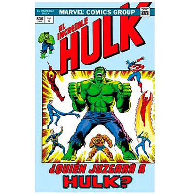 Panini Bande Dessinée El Increible Hulk 04 ¿quien Juzgara A Hulk? Marvel Gold Multicolor One Size unisex - Publicité Panini Bande Dessinée El Increible Hulk 04 ¿quien Juzgara A Hulk? Marvel Gold Multicolor One Size unisex - Publicité
