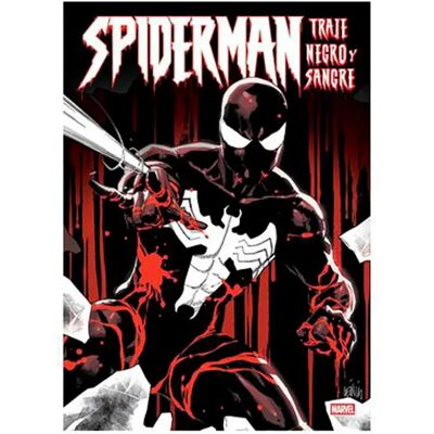 Panini Bande Dessinée Spiderman Traje Negro Y Sangre Multicolor One Size unisex - Publicité Panini Bande Dessinée Spiderman Traje Negro Y Sangre Multicolor One Size unisex - Publicité