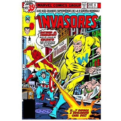 Panini Bande Dessinée Tpb Los Invasores 4 De 5 Multicolor One Size unisex - Publicité Panini Bande Dessinée Tpb Los Invasores 4 De 5 Multicolor One Size unisex - Publicité