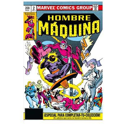 Panini Bande Dessinée Tpb Hombre Máquina 02 De 02 (marvel Limited Edition) Multicolor One Size unisex - Publicité Panini Bande Dessinée Tpb Hombre Máquina 02 De 02 (marvel Limited Edition) Multicolor One Size unisex - Publicité