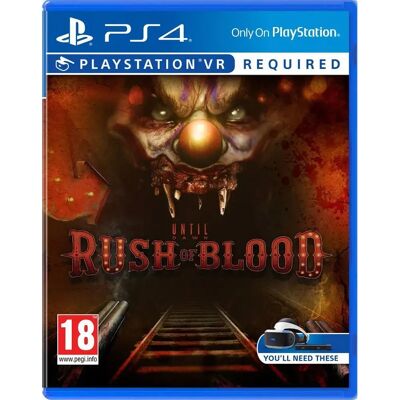 Playstation Games Ps4 Until Dawn Rush Of Blood (uk) Vr Multicolor PAL unisex - Publicité Playstation Games Ps4 Until Dawn Rush Of Blood (uk) Vr Multicolor PAL unisex - Publicité
