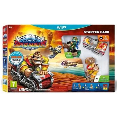 Nintendo Games Wii U Skylanders Superchargers Starter Pack Includes Donkey Kong Figure Compatible With Amiibo Multicolour PAL unisex - Publicité Nintendo Games Wii U Skylanders Superchargers Starter Pack Includes Donkey Kong Figure Compatible With Amiibo Multicolour PAL unisex - Publicité