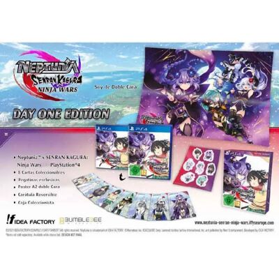 Playstation Games Ps4 Neptunia X Senran Kagura Ninja Wars Day One Edition Multicolour PAL unisex - Publicité Playstation Games Ps4 Neptunia X Senran Kagura Ninja Wars Day One Edition Multicolour PAL unisex - Publicité
