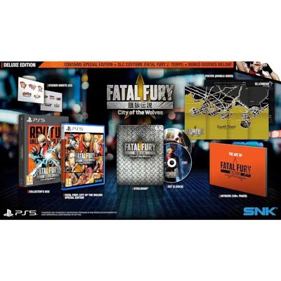 Playstation Games Ps5 Fatal Fury City Of The Wolves Deluxe Edition Multicolour PAL unisex - Publicité Playstation Games Ps5 Fatal Fury City Of The Wolves Deluxe Edition Multicolour PAL unisex - Publicité