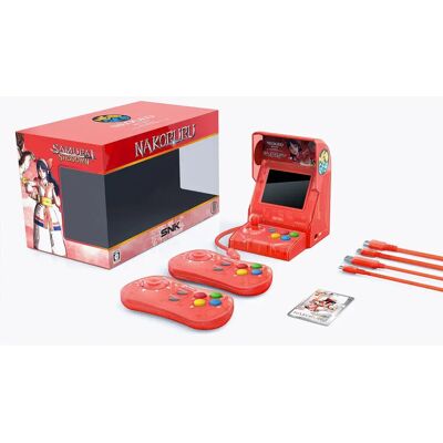 Snk Console Rétro Mini Samurai Shodown V Ednakoruru 40 Games White Europe PAL unisex - Publicité Snk Console Rétro Mini Samurai Shodown V Ednakoruru 40 Games White Europe PAL unisex - Publicité
