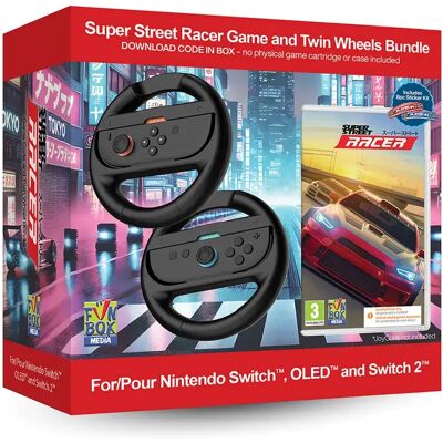 Nintendo Games Switch 2 Super Street: Racer Game With Twin Racing Wheels Bundle Multicolor PAL unisex - Publicité Nintendo Games Switch 2 Super Street: Racer Game With Twin Racing Wheels Bundle Multicolor PAL unisex - Publicité