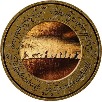 Aaa Merchandise Pièce Lord Of The Rings The Fellowship Gold / Silver One Size unisex - Publicité Aaa Merchandise Pièce Lord Of The Rings The Fellowship Gold / Silver One Size unisex - Publicité