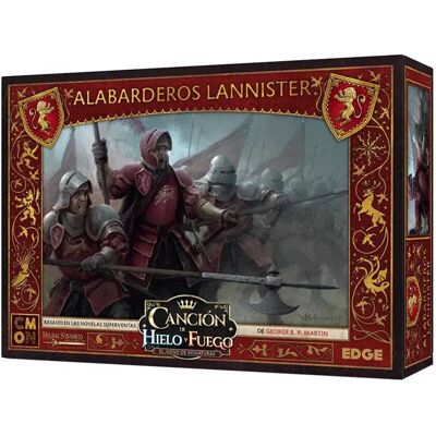 Asmodee Lannister Halberdiers - Jeu de miniatures - Chanson de glace et de feu - Publicité Asmodee Lannister Halberdiers - Jeu de miniatures - Chanson de glace et de feu - Publicité
