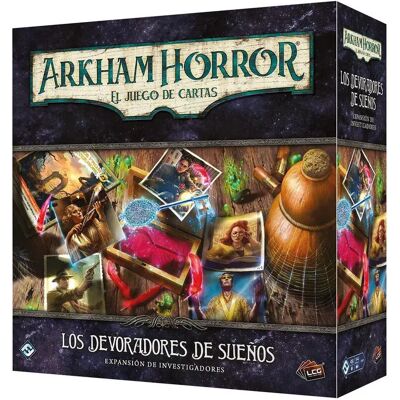 Asmodee Jeu De Société Arkham Horror Lcg Los Devoradores De Sueños Expansión Investigación Multicolour One Size unisex - Publicité Asmodee Jeu De Société Arkham Horror Lcg Los Devoradores De Sueños Expansión Investigación Multicolour One Size unisex - Publicité
