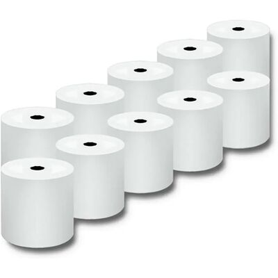 Qoltec 51892 Rouleau Thermique - Rouleau Thermique, Blanc, 80 x 80 mm - Publicité Qoltec 51892 Rouleau Thermique - Rouleau Thermique, Blanc, 80 x 80 mm - Publicité