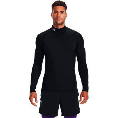 Under Armour T-shirt à Manches Longues Coldgear Armour Fitted Mock Black / White M - Publicité Under Armour T-shirt à Manches Longues Coldgear Armour Fitted Mock Black / White M - Publicité